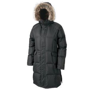 Isis Women's Black Puffer Coat With Removeable Hood Sz 8